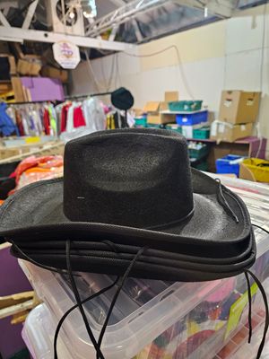 Cowboy - Western - Hat - Black