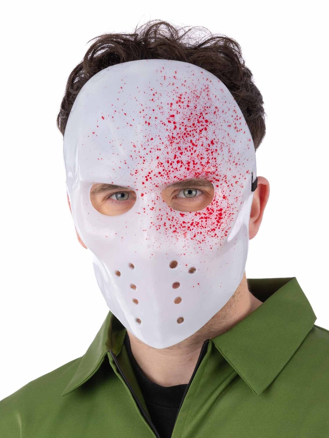 Hockey Mask  with Blood Splatter print