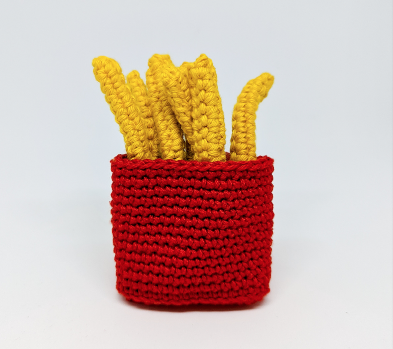 A bag of french fries