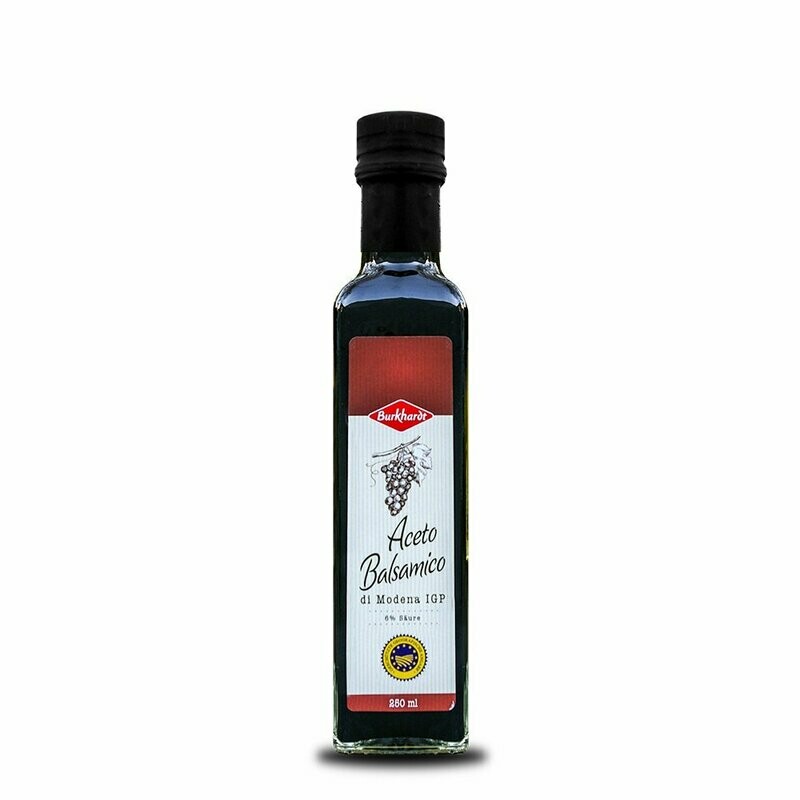 250ml Burkhardt Aceto Balsamico di Modena IGP 6% Säure 250ml Burkhardt Aceto Balsamico di Modena IGP 6% Säure
