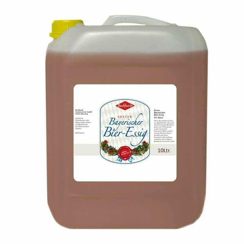 10 Ltr. Burkhardt Bier-Essig 5% Säure