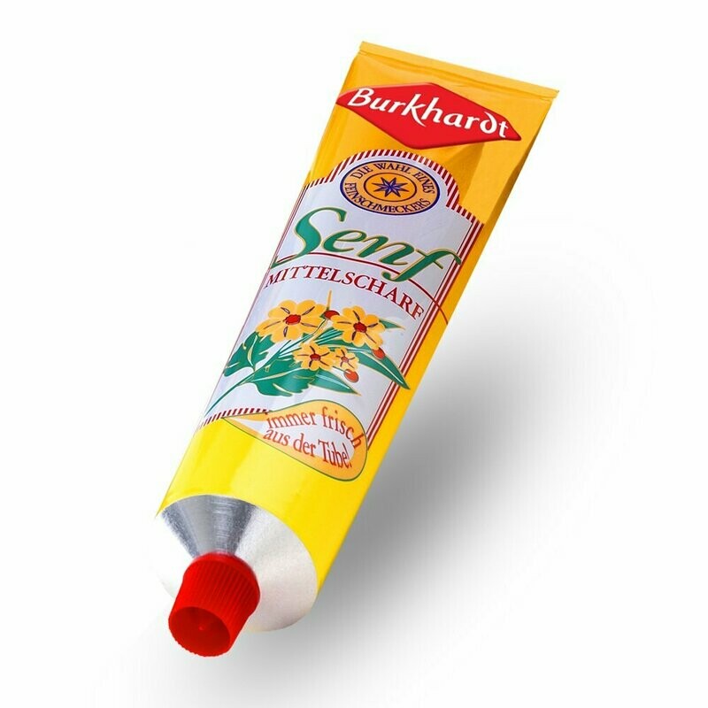 200ml Burkhardt Senf mittelscharf 200ml Burkhardt Senf mittelscharf