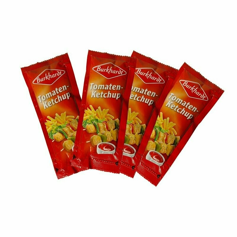200 x 20ml Burkhardt Tomatenketchup Portionsbeutel 200 x 20ml Burkhardt Tomatenketchup Portionsbeutel