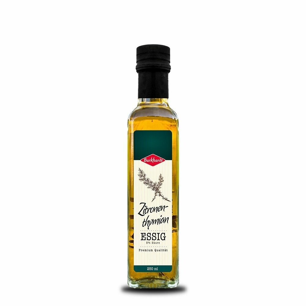 250ml Burkhardt Zitronen-Thymian-Essig 5% Säure