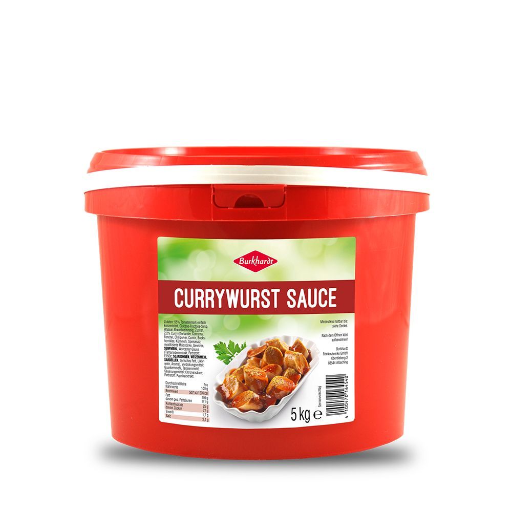 5kg Burkhardt Currywurstsauce 5kg Burkhardt Currywurstsauce