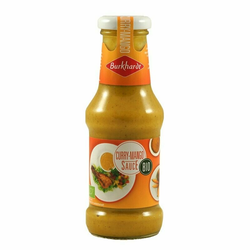 250ml Burkhardt Bio-Curry-Mango Sauce 250ml Burkhardt Bio-Curry-Mango Sauce