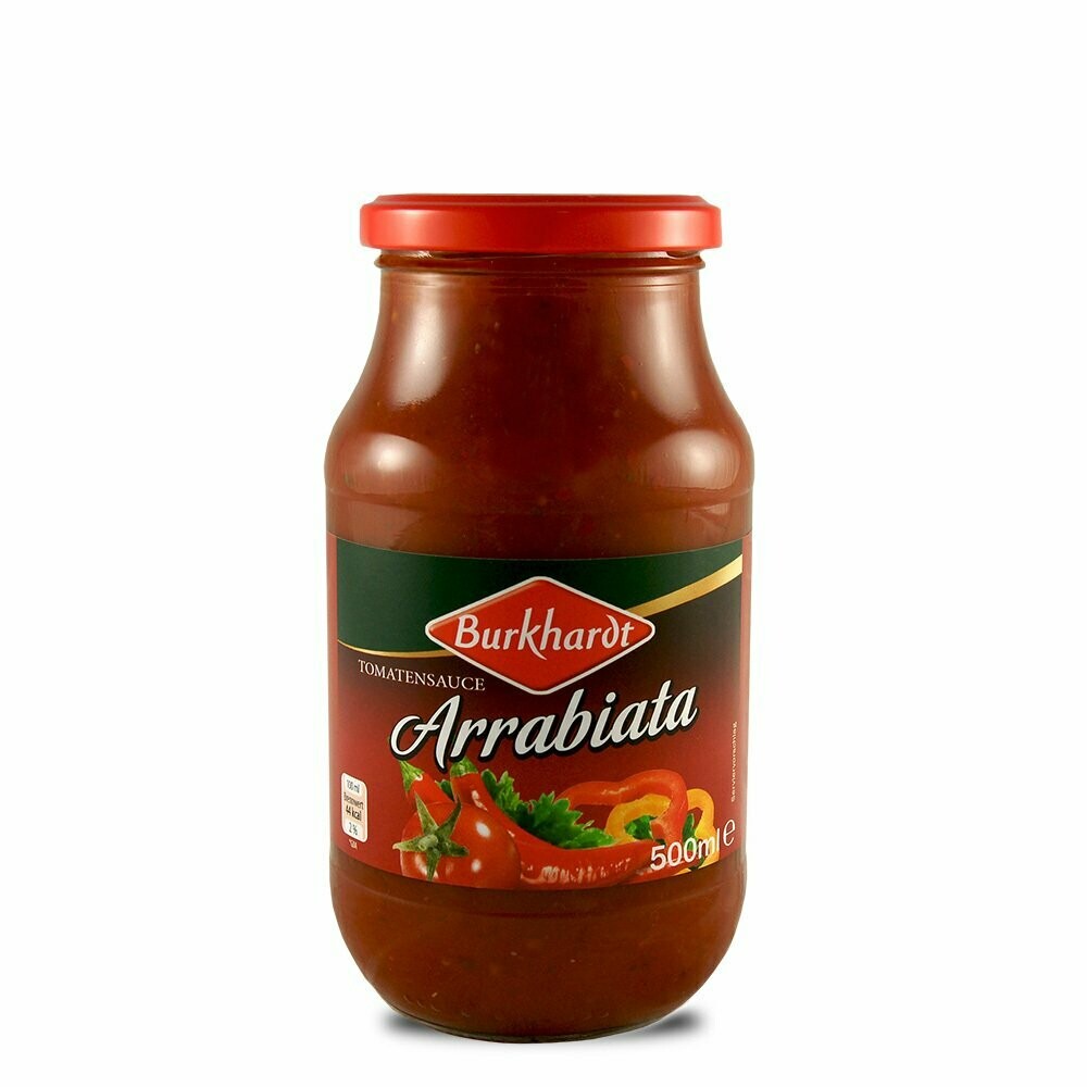 500ml Burkhardt Pastasauce Arrabiata
