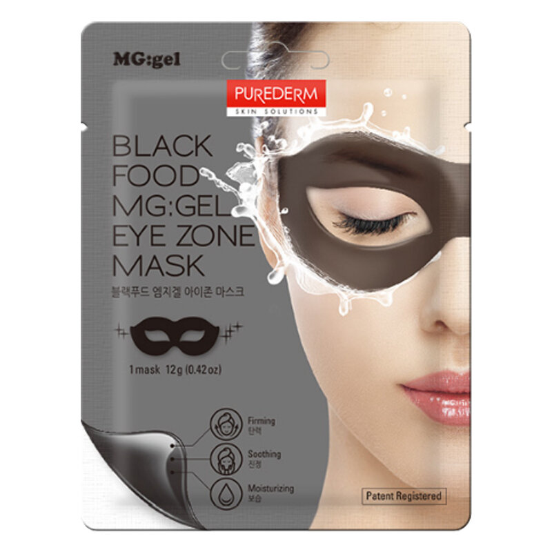 PUREDERM Black Food MG:gel Eye Zone Mask 12g