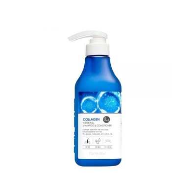 FARM STAY Collagen Water Full Shampoo & Conditioner 530ml