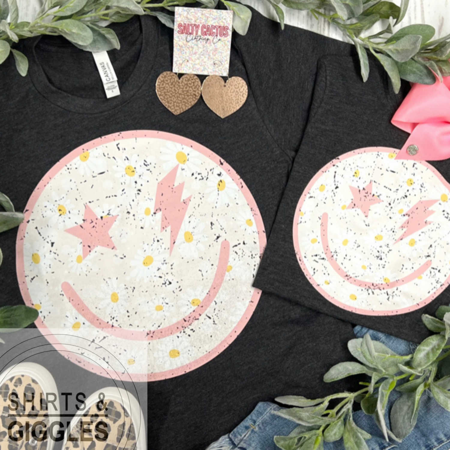 Spring Smiley Face (Youth &amp; Adult Available)