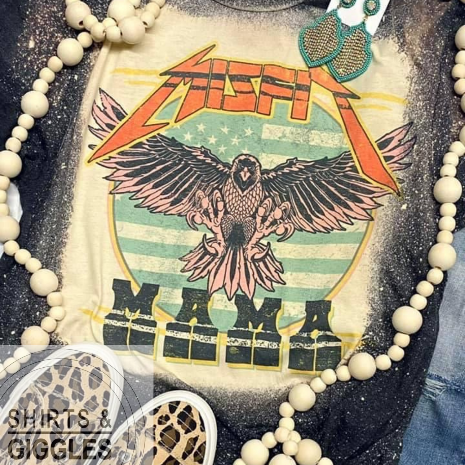 Misfit Mama Grey Retro Grey Bleached