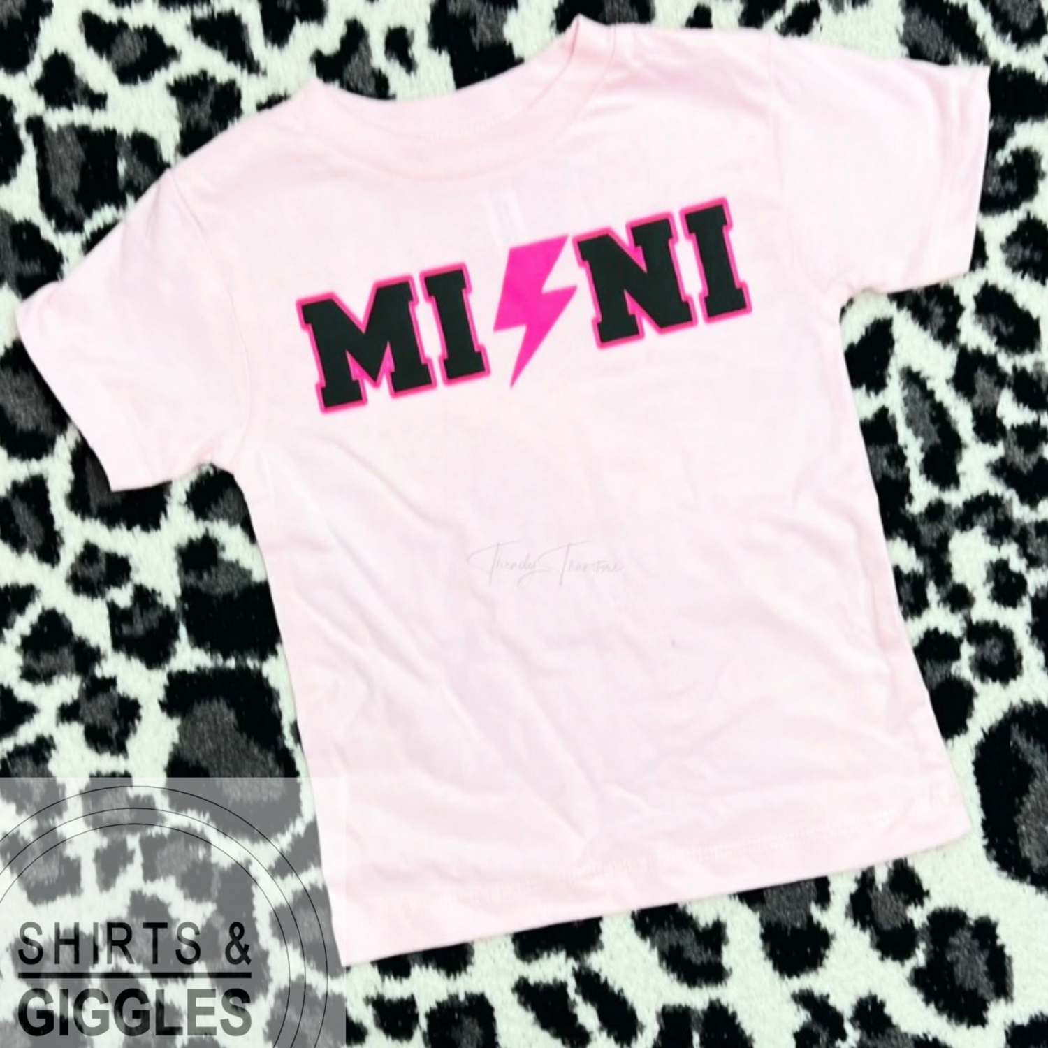 YOUTH MINI Lightening Bolt PUFF (Raised Design)