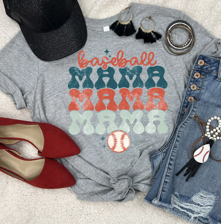 Baseball Mama Trio