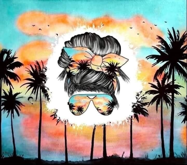 Beach (Mom Bun)
