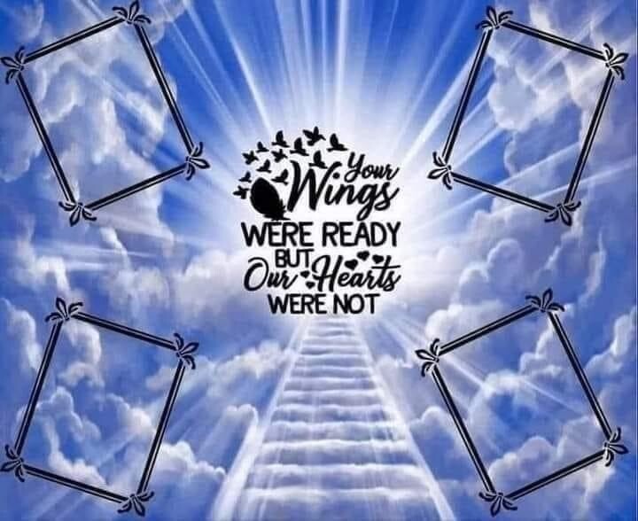 Your Wings Were Ready (In Memory Photo Cup) Clouds