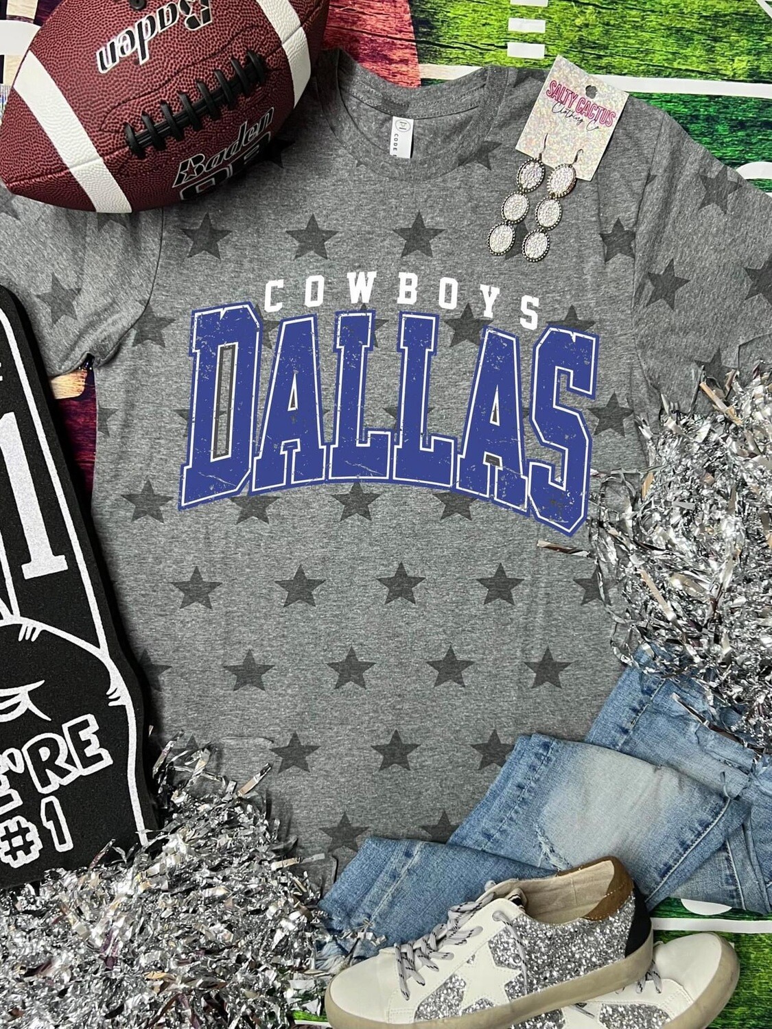 *DTG* Dallas Distressed Grey Code Five Star