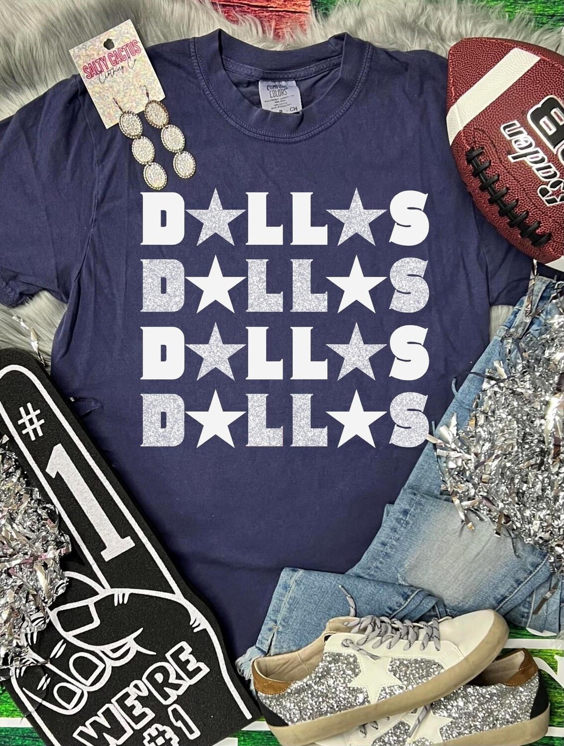 *DTG* Dallas Dallas Dallas Navy Comfort Color