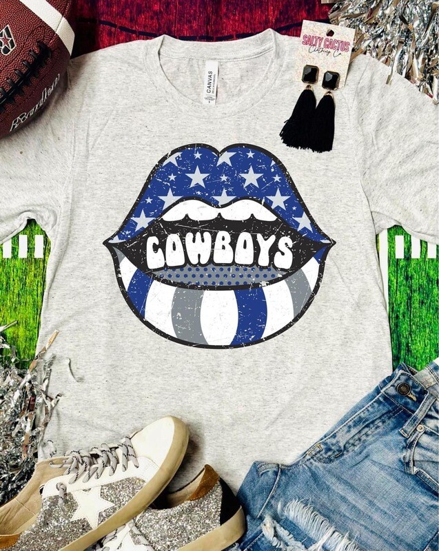 Cowboys Lips Triblend Bella