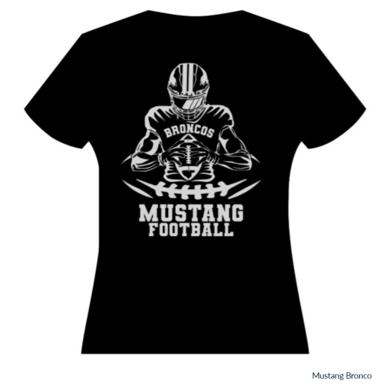 Mustang Bronco Football (Custom)