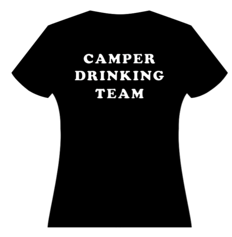 Camper Drinking Team (Front &amp; Back)