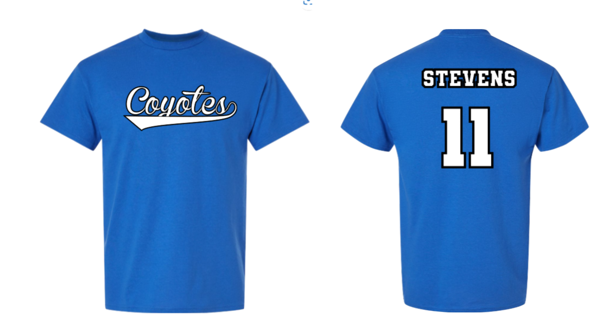 Custom Coyotes T Shirt