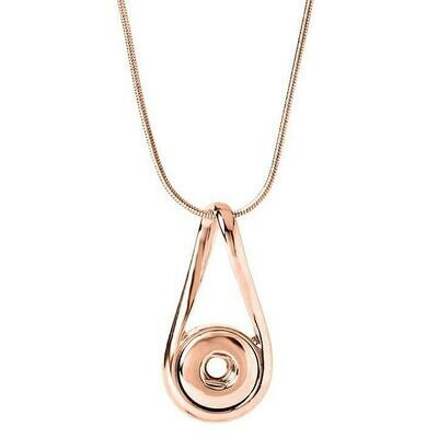 Rose Gold Infinity Petite Neckla