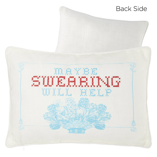 Maybe Swearing Pillow