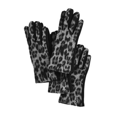 Initial Leopard Glove
