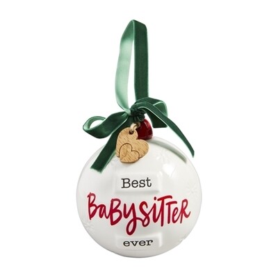 Best Babysitter Ornament