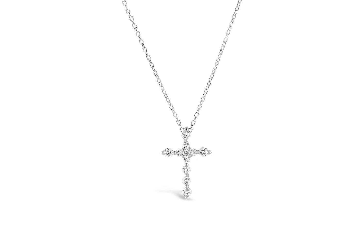 Charm & Chain Cross Necklace