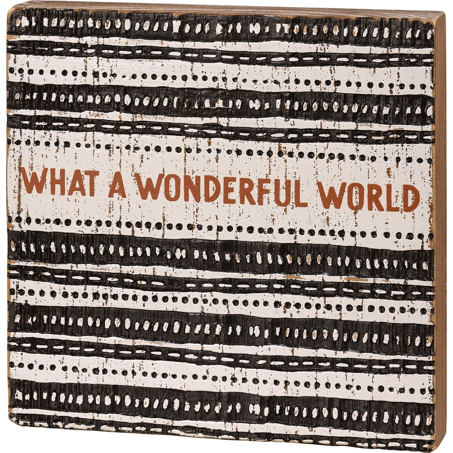 Block Sign - Wonderful World