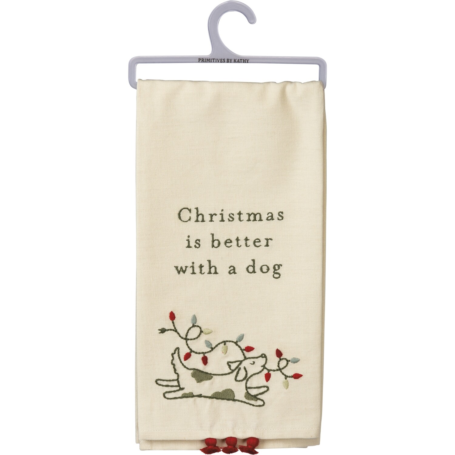 Hand Towel - With a Dog