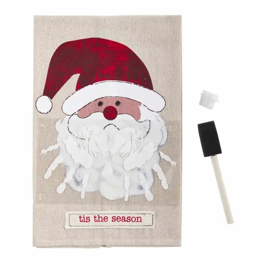 Santa Hand Print Towel