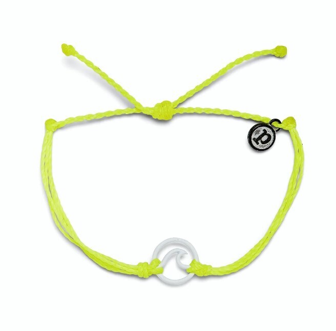 PV Enamel Bracelet Neon Yellow
