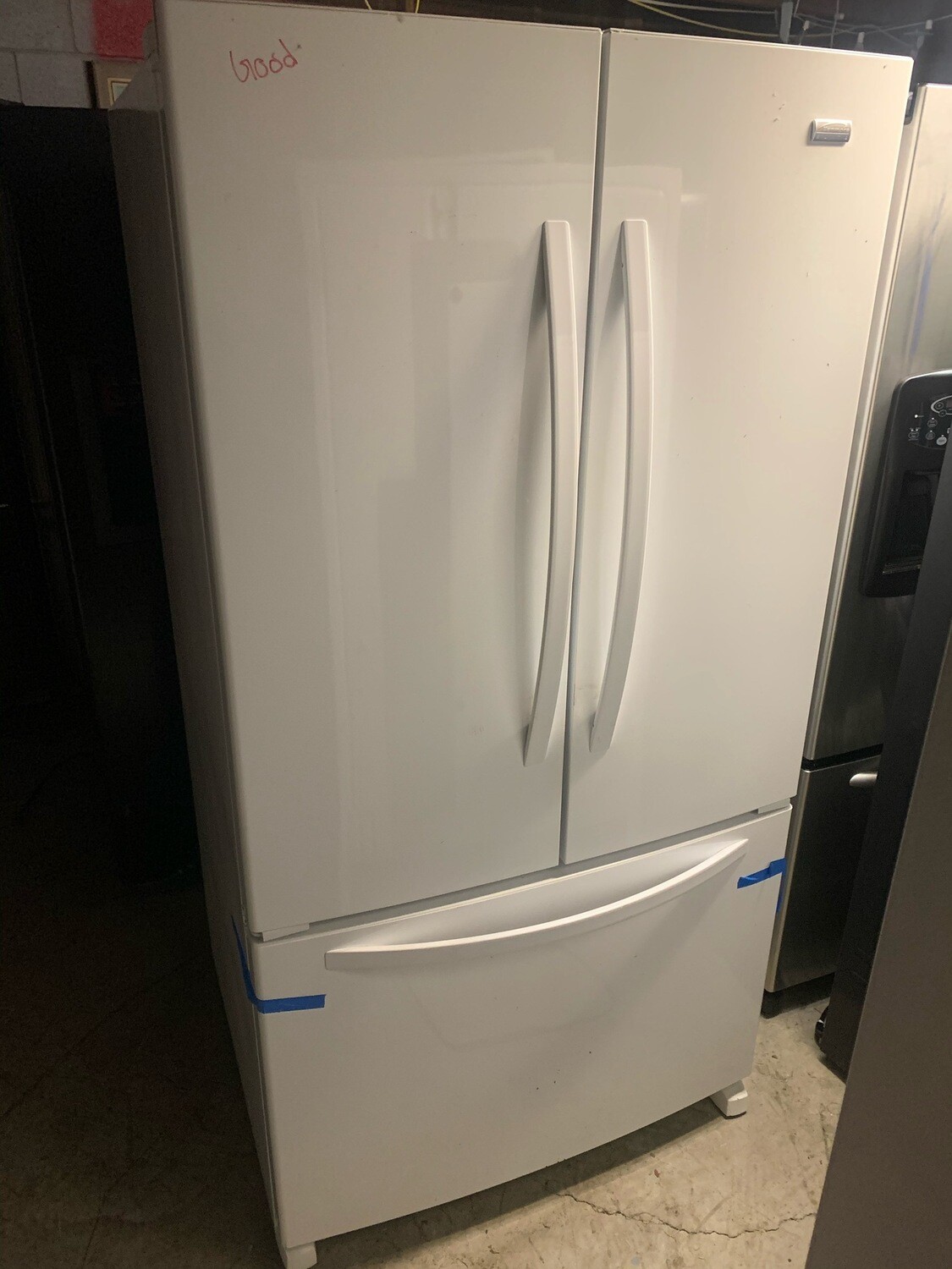 White French Door Fridge