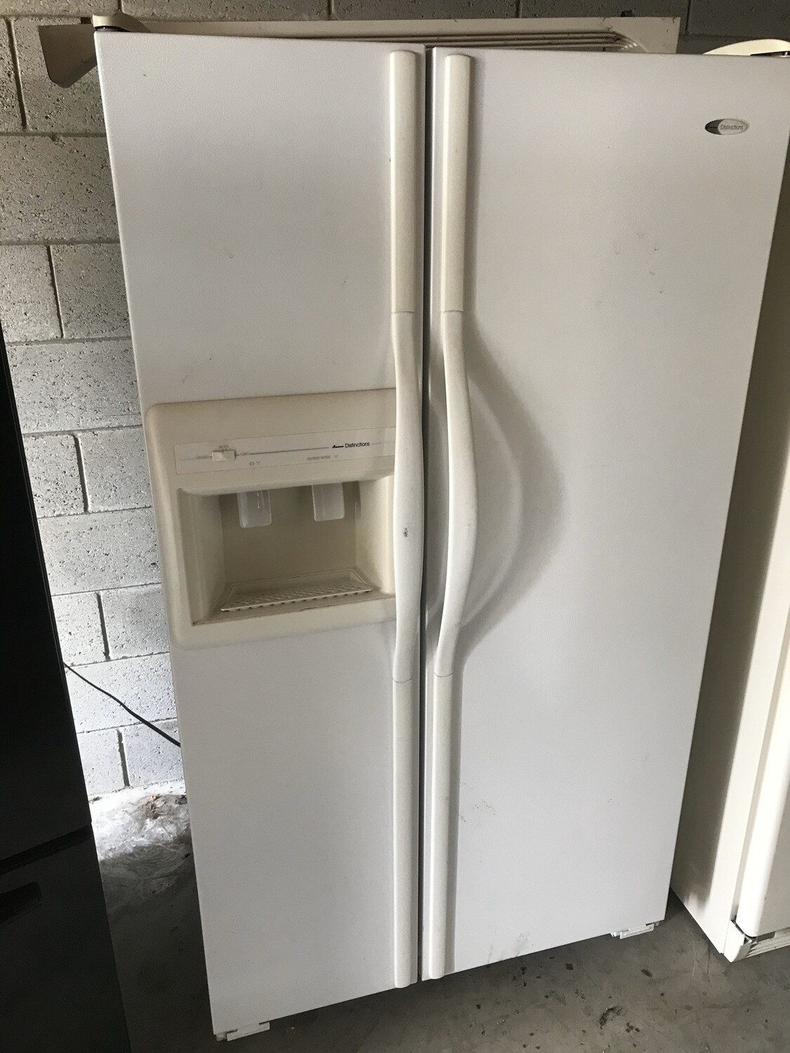 White Side By Side Fridge