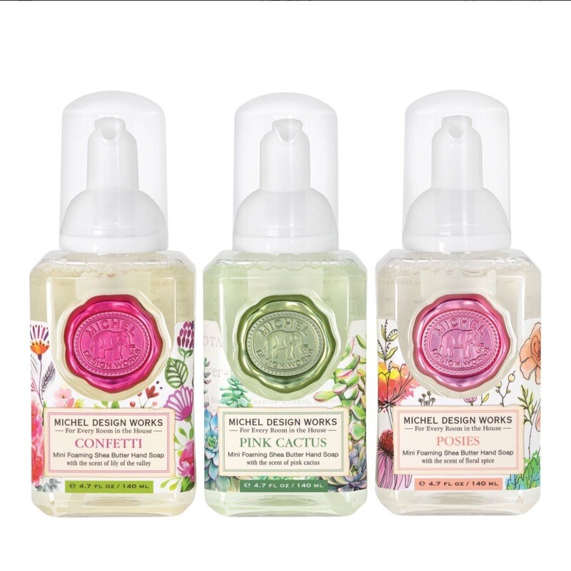 Mini Foaming Soap Confetti, Pink Cactus, Posies
