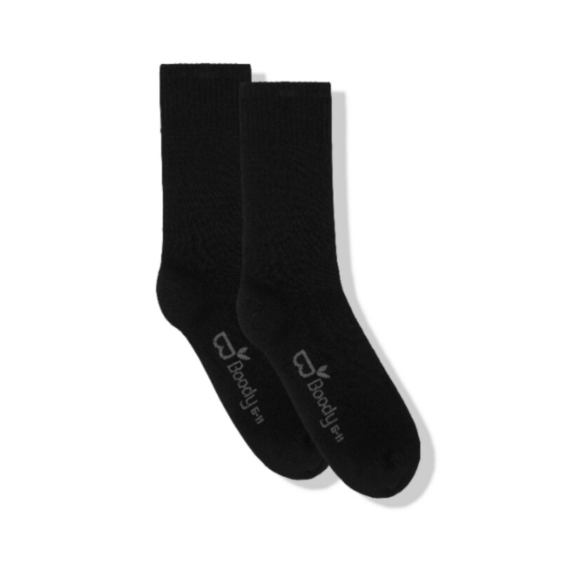 Mens Cushioned Work/Boot Socks. Black