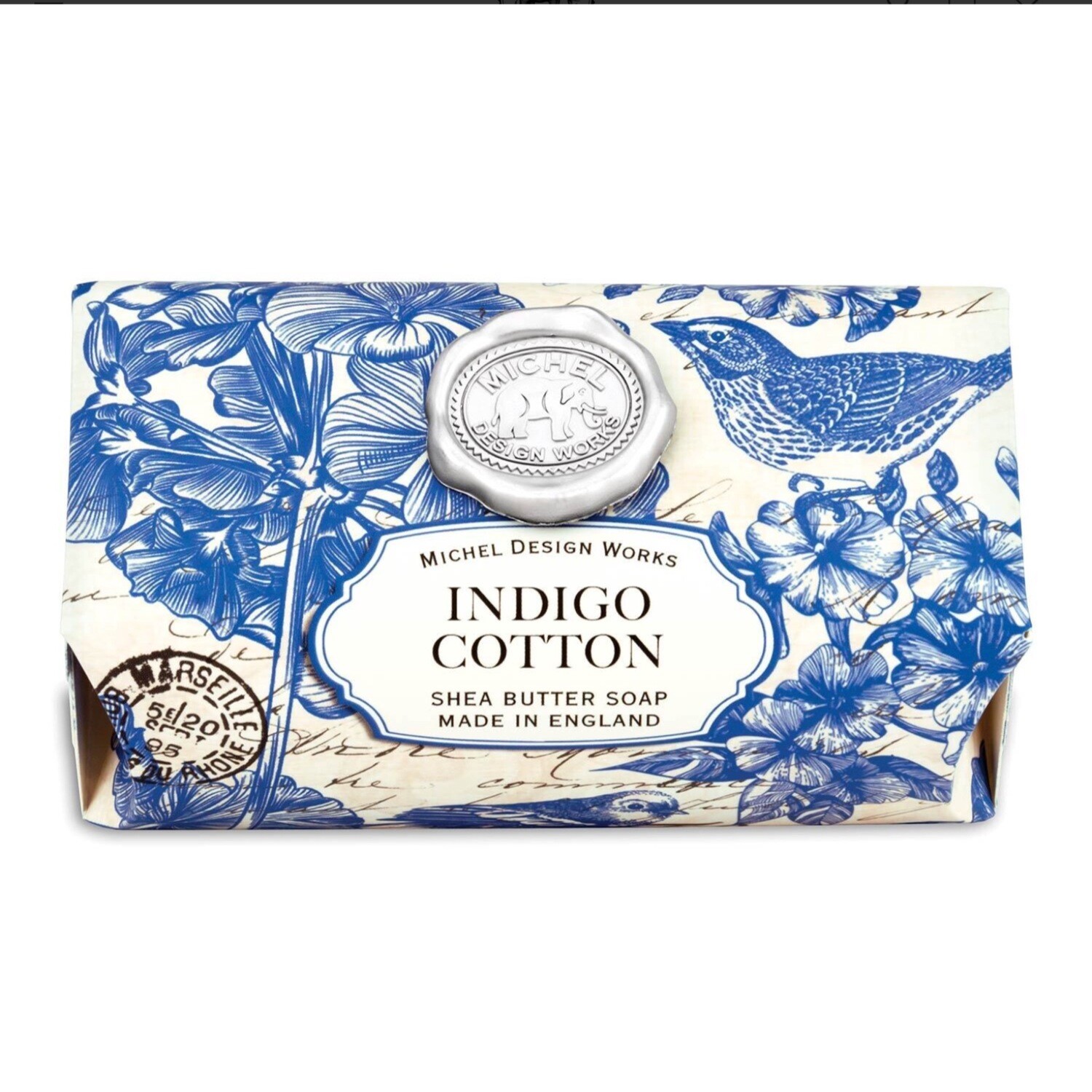 Indigo Cotton Bath Soap Bar