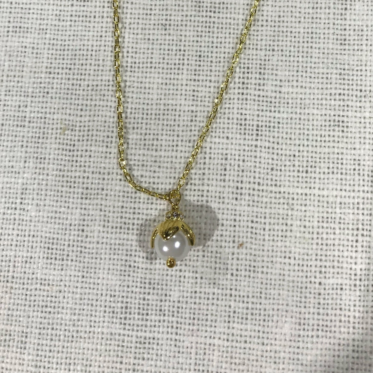 Bead necklace 16”