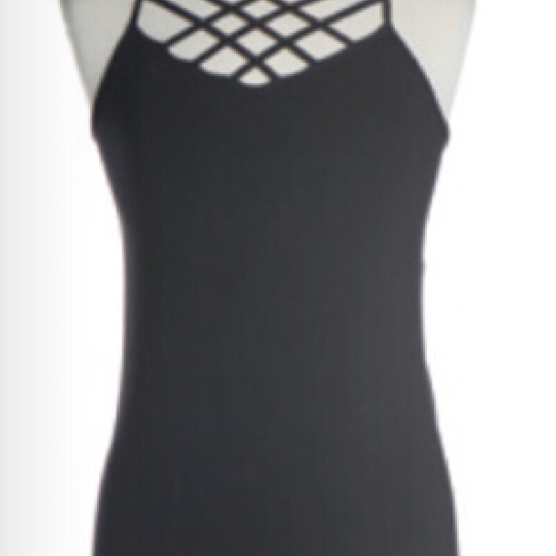 Black Criss Cross Cami