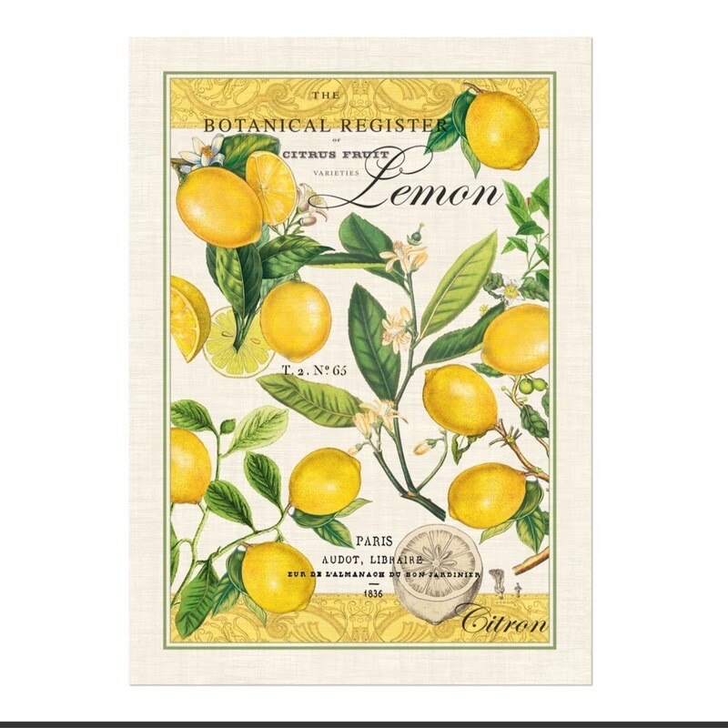 Lemon Basil Kitchen Towel