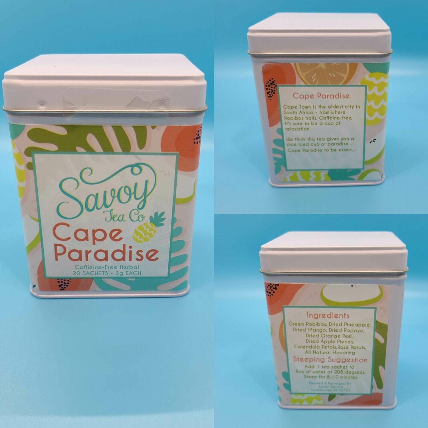 SAVOY TEA SACHET TIN