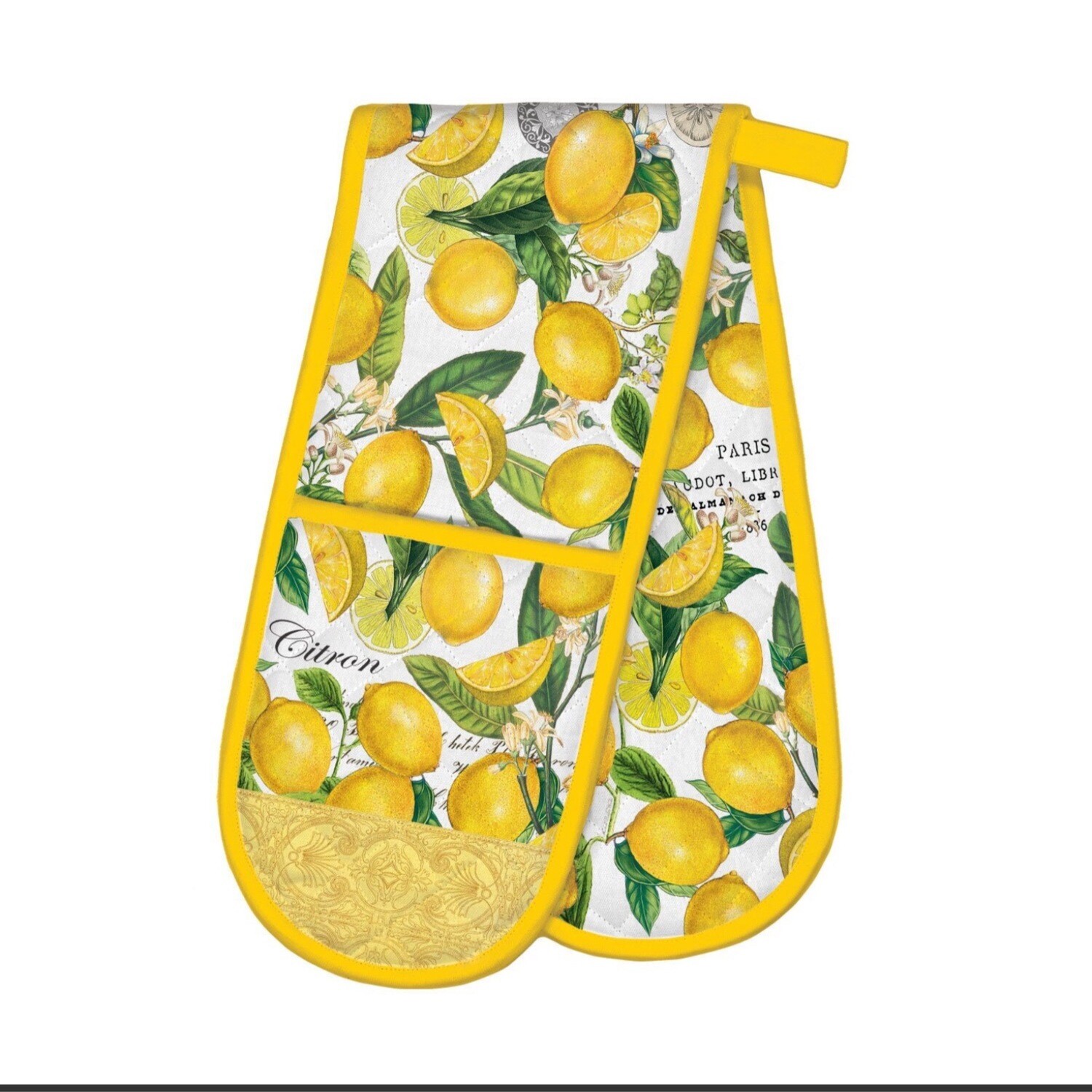 Lemon Basil Double Oven Glove