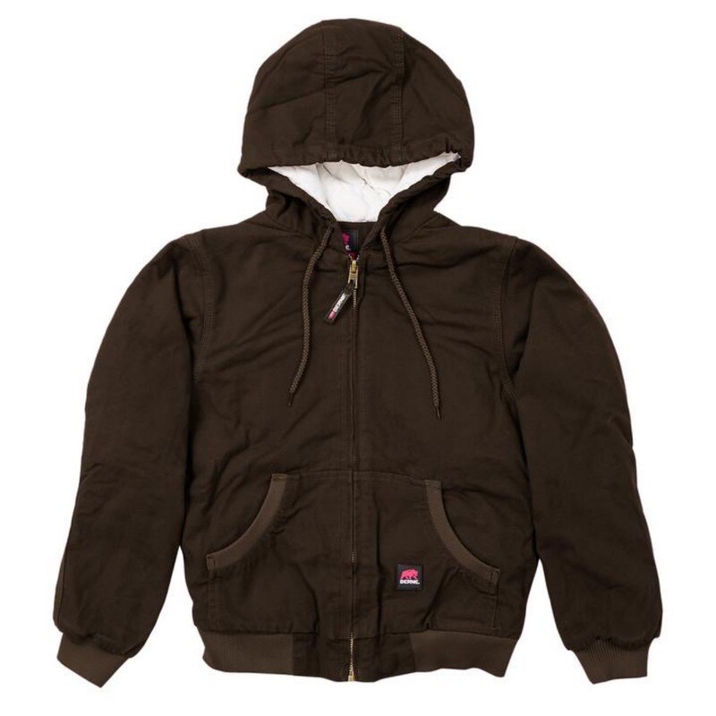 Ladies brown work coat