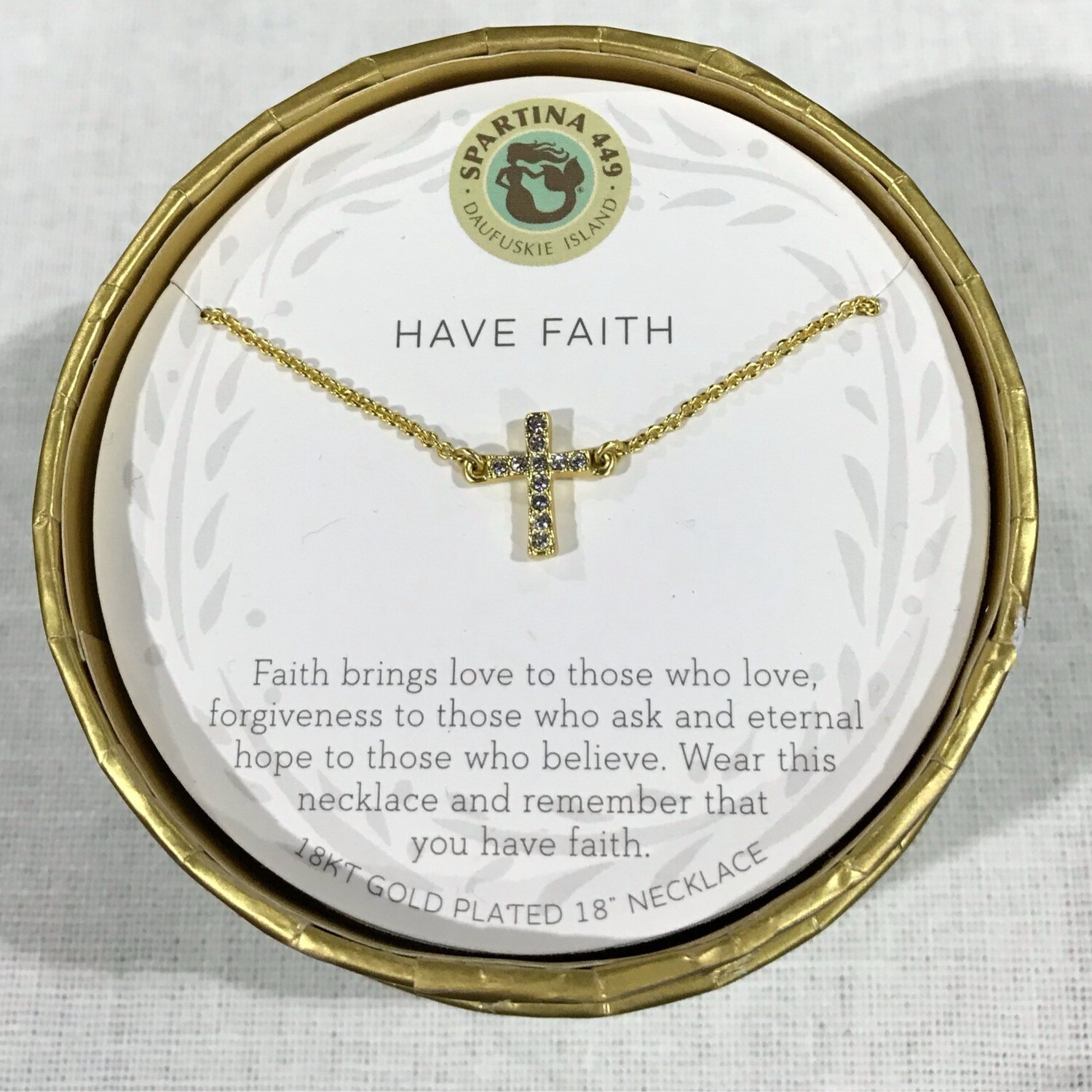 Have Faith necklace 18”