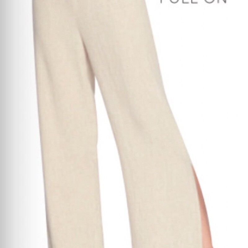 Beige Linen Pants