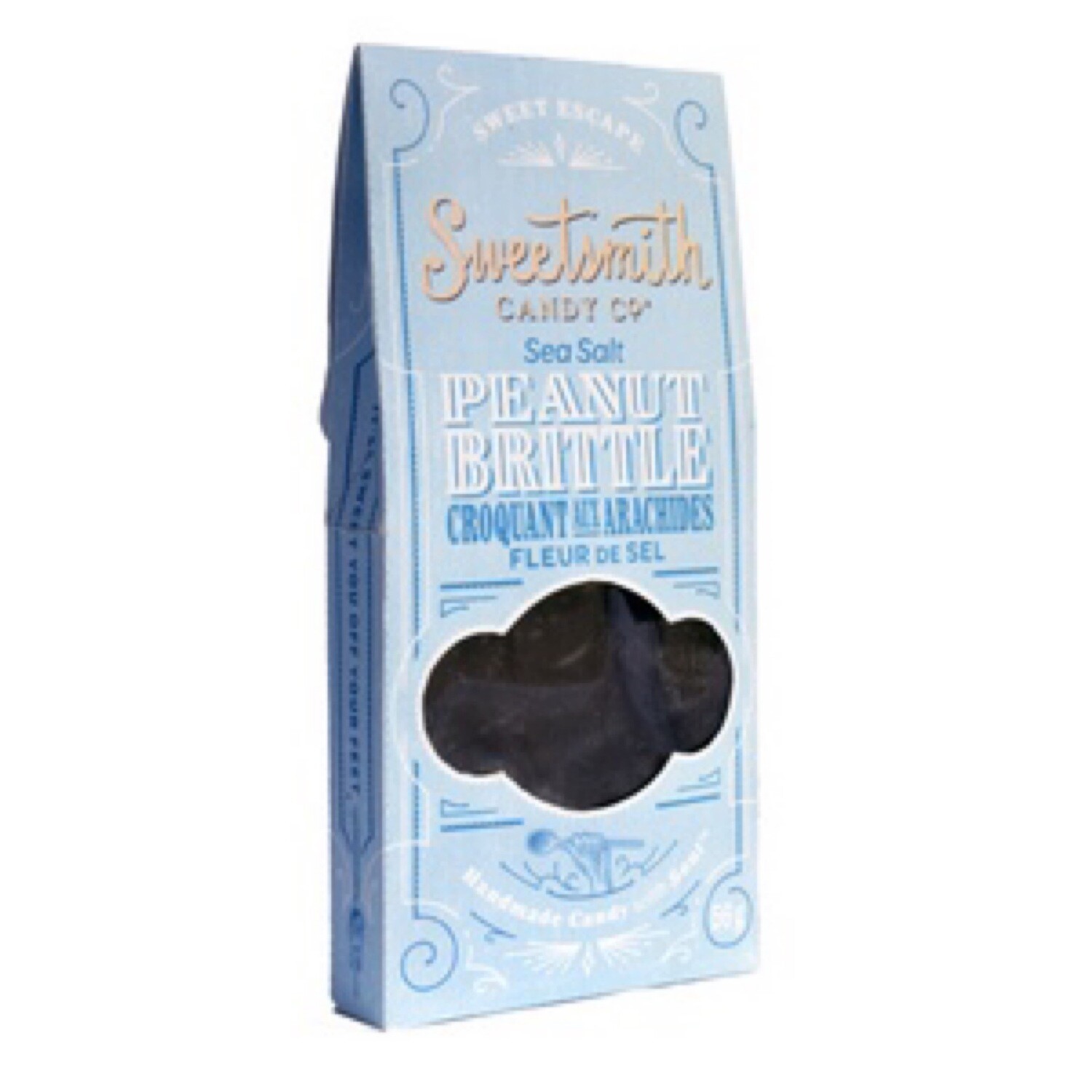 Sea Salt Chocolate Peanut Brittle