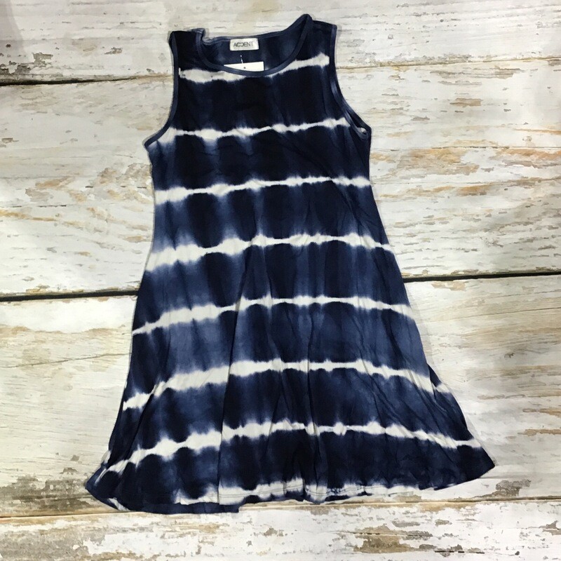 Navy Bree Tye Dye Dress