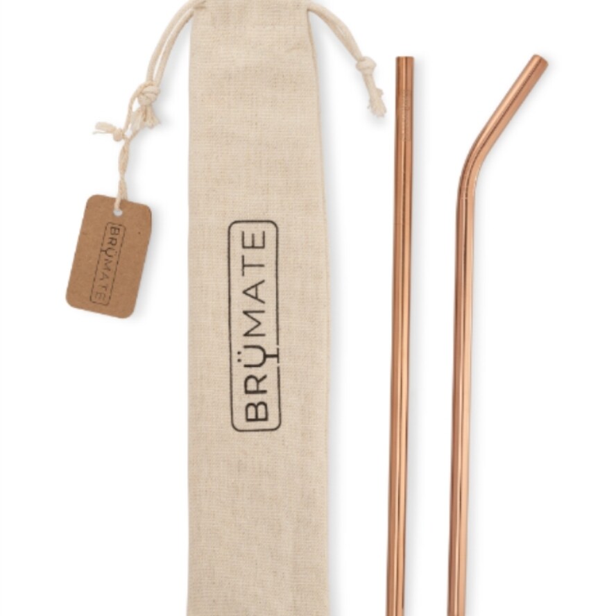 Rose Gold Tumbler Straws